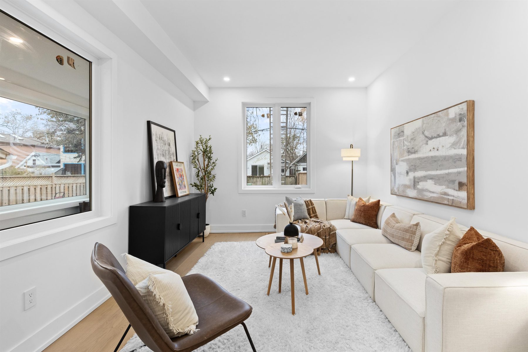 Leslieville — Living room